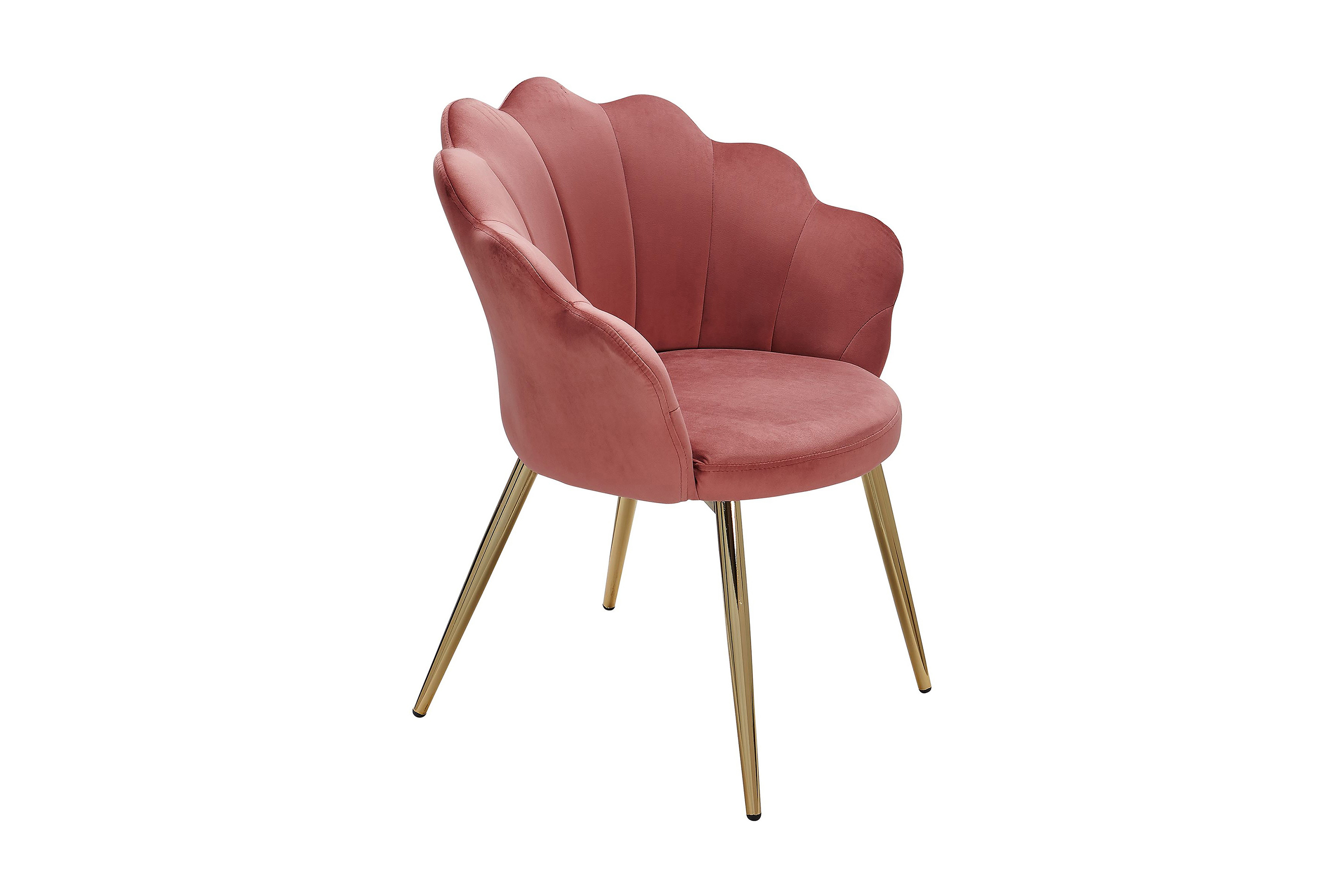 seneca karmstol mörkrosa/guld -