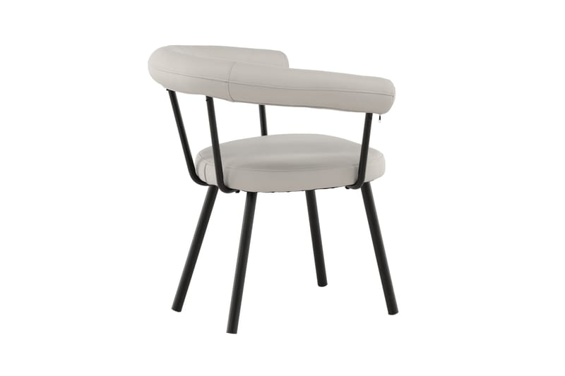 Västerås x Josefin Lustig Karmstol - Offwhite/Svart - Möbler - Vardagsrum - Stolar & sittmöbler - Karmstolar