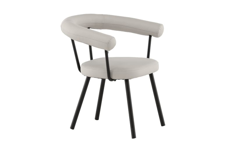 Västerås x Josefin Lustig Karmstol - Offwhite/Svart - Möbler - Vardagsrum - Stolar & sittmöbler - Karmstolar