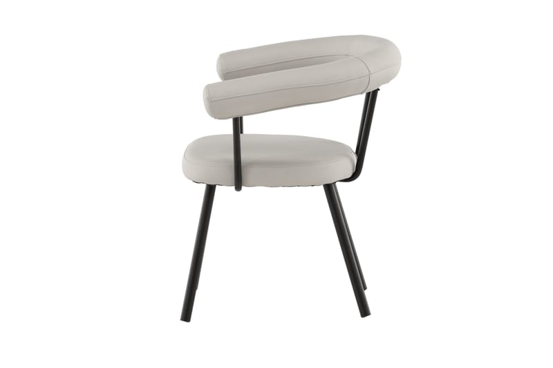 Västerås x Josefin Lustig Karmstol - Offwhite/Svart - Möbler - Vardagsrum - Stolar & sittmöbler - Karmstolar