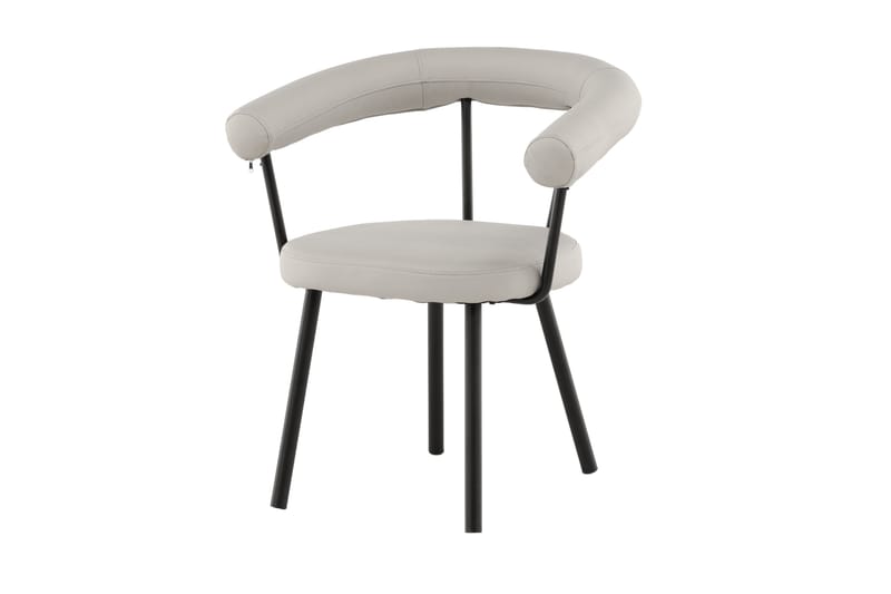 Västerås x Josefin Lustig Karmstol - Offwhite/Svart - Möbler - Vardagsrum - Stolar & sittmöbler - Karmstolar