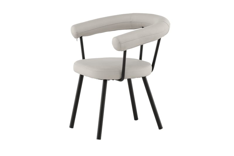 Västerås x Josefin Lustig Karmstol - Offwhite/Svart - Möbler - Vardagsrum - Stolar & sittmöbler - Karmstolar