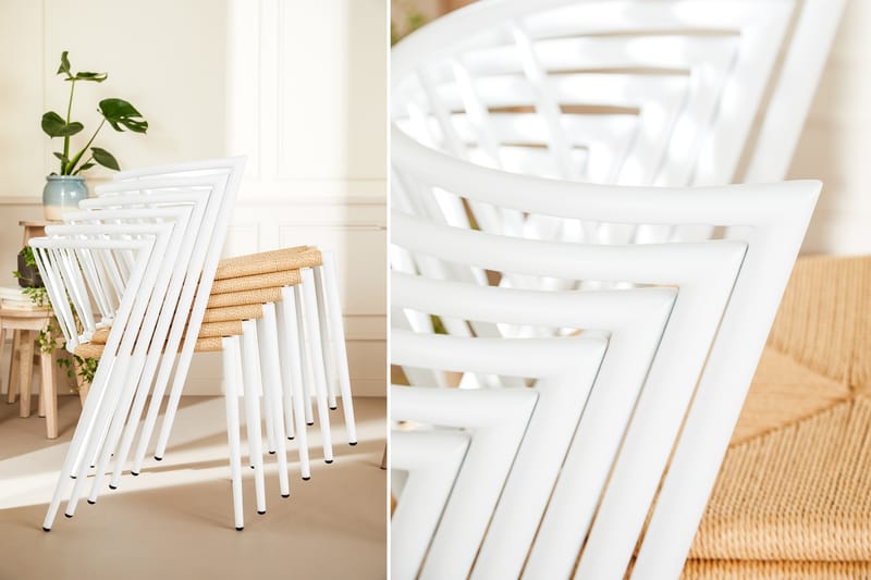 Winston Matstol Vit - Möbler - Vardagsrum - Stolar & sittmöbler - Karmstolar