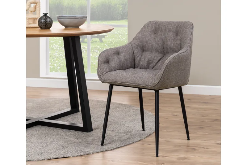 Zabinka Karmstol - Brun - Möbler - Vardagsrum - Stolar & sittmöbler - Karmstolar