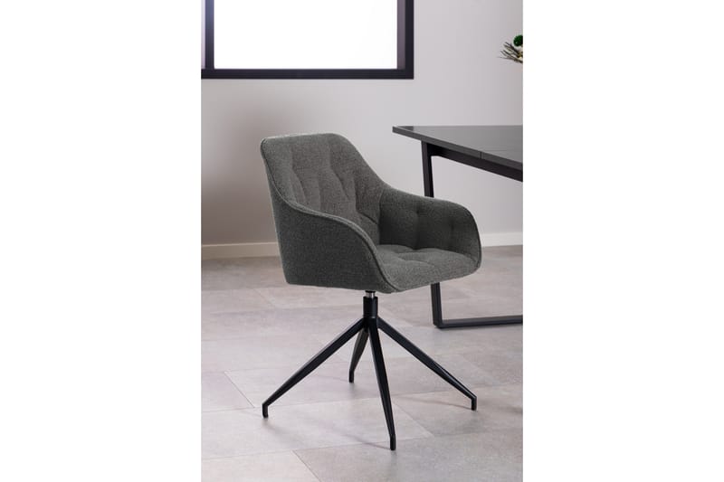 Zabinka Karmstol - Mörkgrå - Möbler - Vardagsrum - Stolar & sittmöbler - Karmstolar