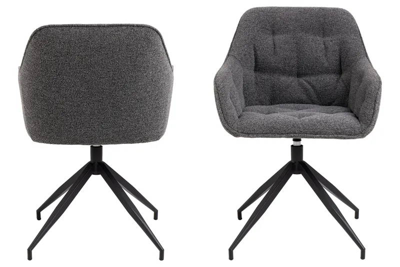 Zabinka Karmstol - Mörkgrå - Möbler - Vardagsrum - Stolar & sittmöbler - Karmstolar