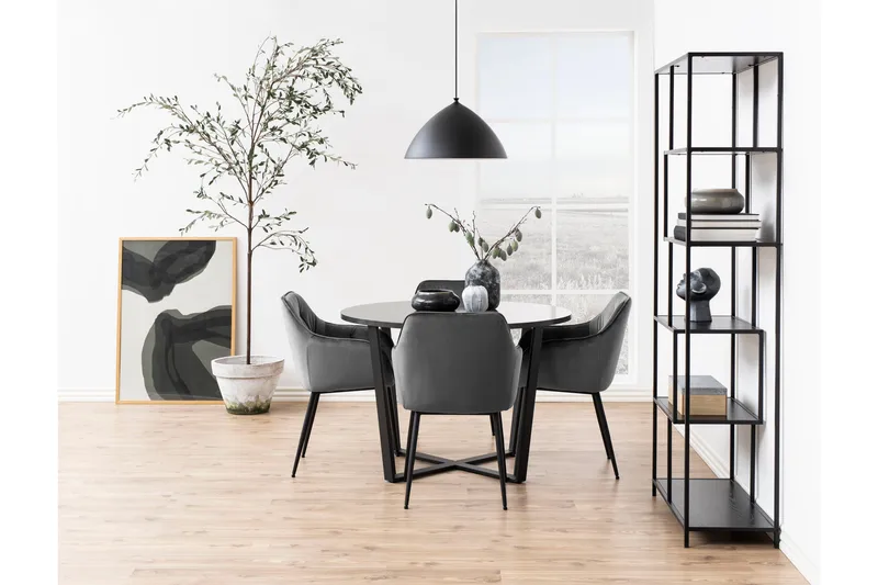 Zabinka Karmstol - Mörkgrå - Möbler - Vardagsrum - Stolar & sittmöbler - Karmstolar