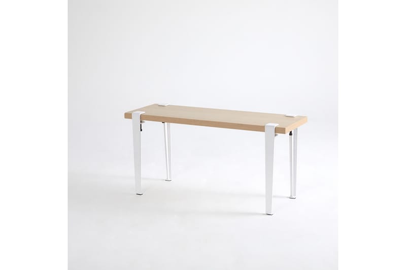 KHALKEUS Sittbänk 90x30 cm Brun/Vit - Möbler - Vardagsrum - Stolar & sittmöbler - Sittbänk