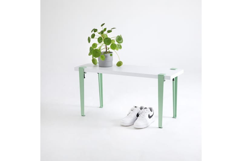 KHALKEUS Sittbänk 90x30 cm Vit/Blå/Grön - Möbler - Vardagsrum - Stolar & sittmöbler - Sittbänk