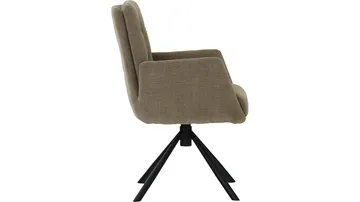 Kolren Matstol med snurrfunktion - Grå/beige - Möbler - Vardagsrum - Stolar & sittmöbler - Karmstolar