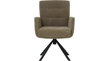 Kolren Matstol med snurrfunktion - Grå/beige - Möbler - Vardagsrum - Stolar & sittmöbler - Karmstolar
