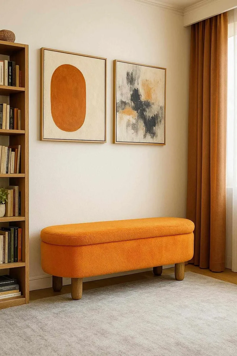 Kumail Sittpuff med förvaring 120 cm - Möbler - Vardagsrum - Stolar & sittmöbler - Sittpuff