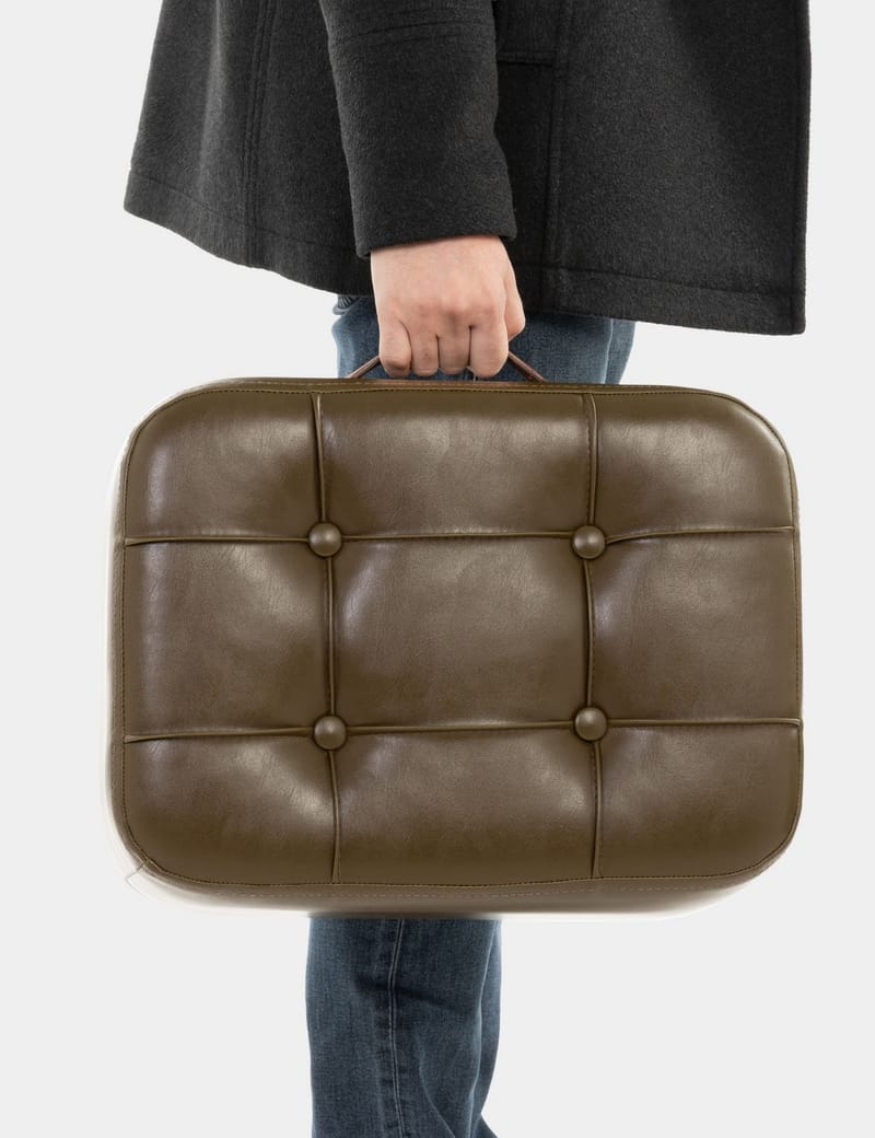 Lenira Sittpuff 43 cm - Khaki - Möbler - Vardagsrum - Stolar & sittmöbler - Sittpuff