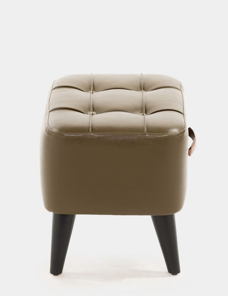 Lenira Sittpuff 43 cm - Khaki - Möbler - Vardagsrum - Stolar & sittmöbler - Sittpuff