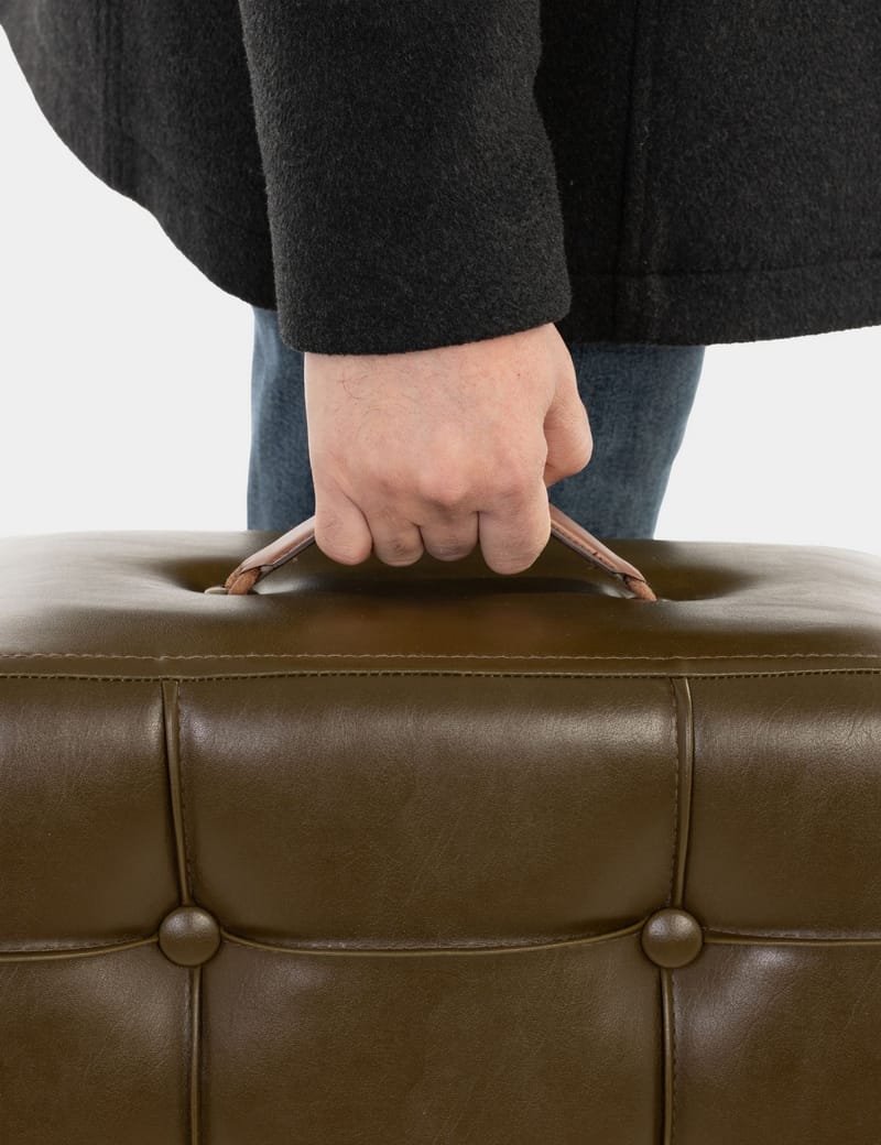 Lenira Sittpuff 43 cm - Khaki - Möbler - Vardagsrum - Stolar & sittmöbler - Sittpuff