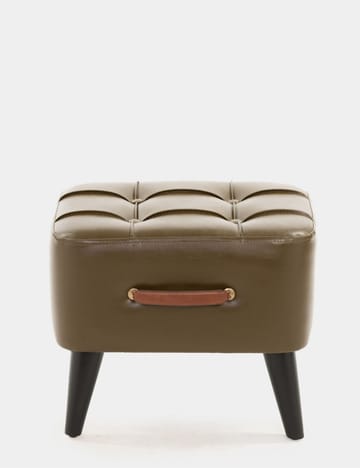 Lenira Sittpuff 43 cm - Khaki - Möbler - Vardagsrum - Stolar & sittmöbler - Sittpuff