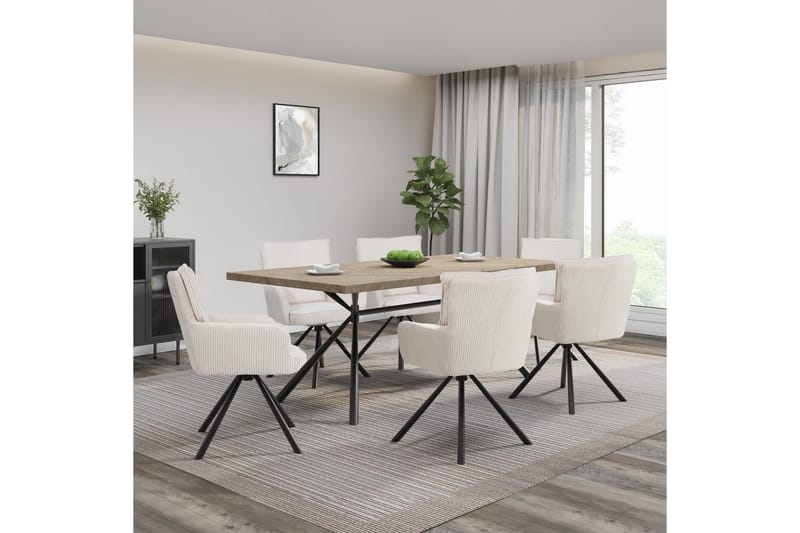 Les Karmstol - Vit - Möbler - Vardagsrum - Stolar & sittmöbler - Karmstolar