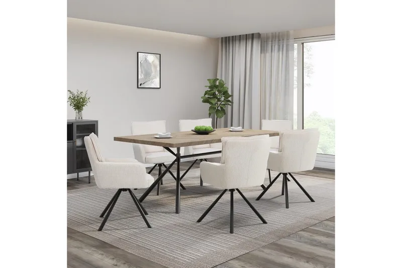 Les Karmstol - Vit - Möbler - Vardagsrum - Stolar & sittmöbler - Karmstolar