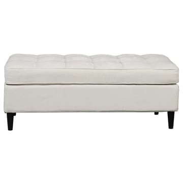 Lindhus Fotpall 120 cm i chenille - gräddvit - Möbler - Vardagsrum - Stolar & sittmöbler - Sittpuff