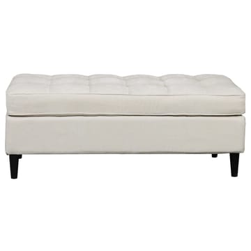 Lindhus Fotpall 120 cm i chenille - gräddvit - Möbler - Vardagsrum - Stolar & sittmöbler - Sittpuff
