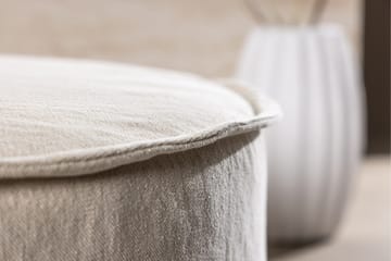Lindö Sittpuff  101 cm Rund - Beige - Möbler - Vardagsrum - Stolar & sittmöbler - Sittpuff