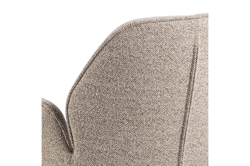 Lipie Matstol i Bouclé med Metallben - Beige - Möbler - Vardagsrum - Stolar & sittmöbler - Karmstolar