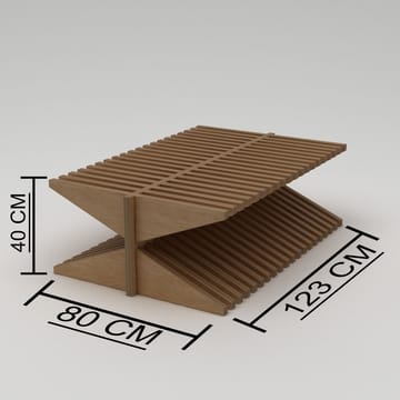 Lomira Bänk 123 cm - Naturligt trä - Möbler - Vardagsrum - Stolar & sittmöbler - Sittbänk
