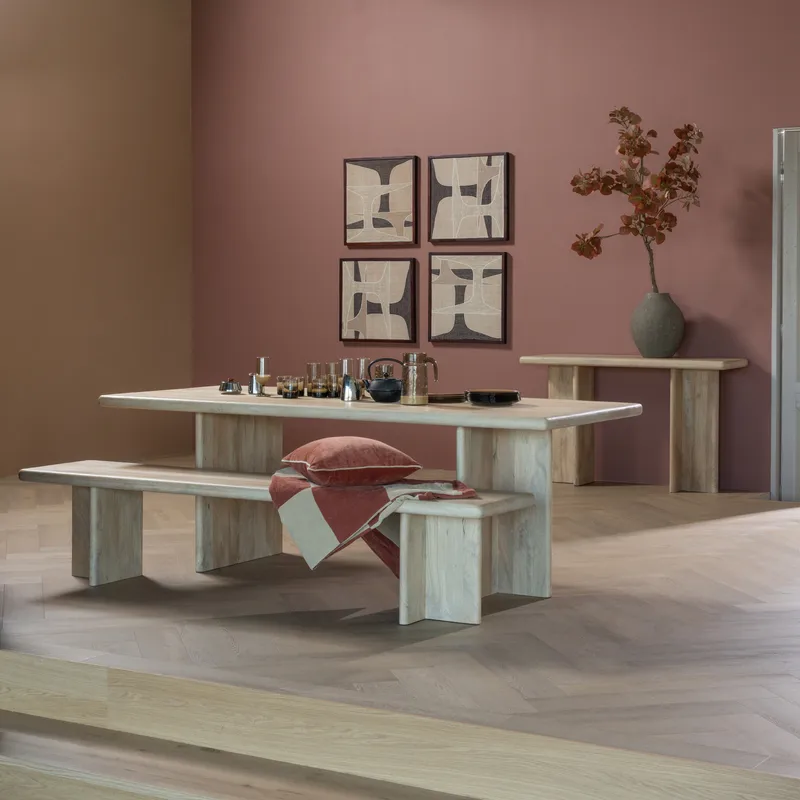 Matbänk Ato 220 cm - Natur - Möbler - Vardagsrum - Stolar & sittmöbler - Sittbänk