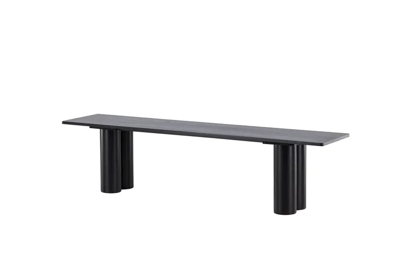 Matbänk Olivia 40x180x45 cm - Svart - Möbler - Vardagsrum - Stolar & sittmöbler - Sittbänk