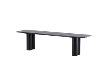Matbänk Olivia 40x180x45 cm - Svart - Möbler - Vardagsrum - Stolar & sittmöbler - Sittbänk