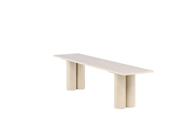 Matbänk Olivia 40x180x45 cm - Vit - Möbler - Vardagsrum - Stolar & sittmöbler - Sittbänk