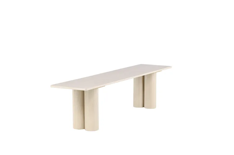 Matbänk Olivia 40x180x45 cm - Vit - Möbler - Vardagsrum - Stolar & sittmöbler - Sittbänk