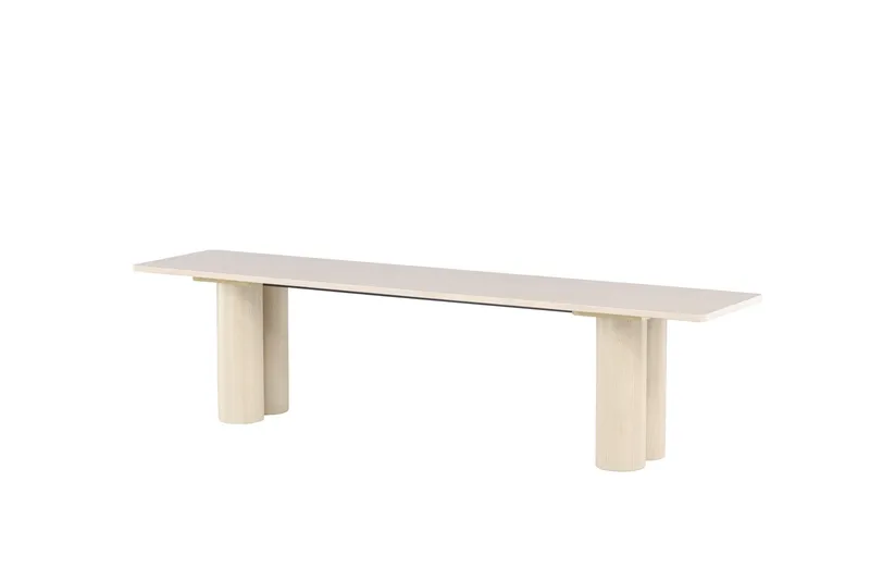 Matbänk Olivia 40x180x45 cm - Vit - Möbler - Vardagsrum - Stolar & sittmöbler - Sittbänk