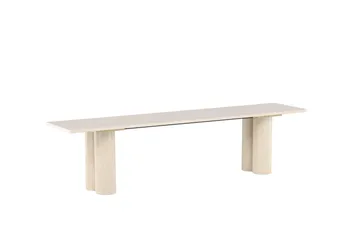 Matbänk Olivia 40x180x45 cm - Vit - Möbler - Vardagsrum - Stolar & sittmöbler - Sittbänk
