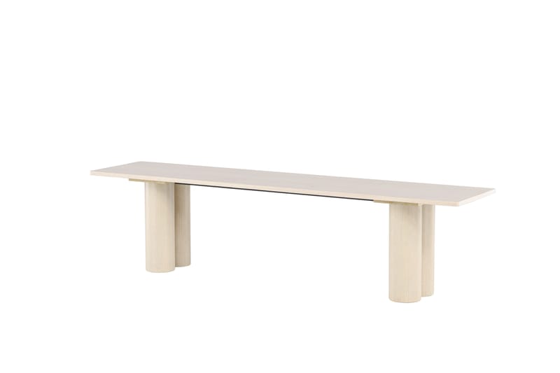Matbänk Olivia 40x180x45 cm - Vit - Möbler - Vardagsrum - Stolar & sittmöbler - Sittbänk
