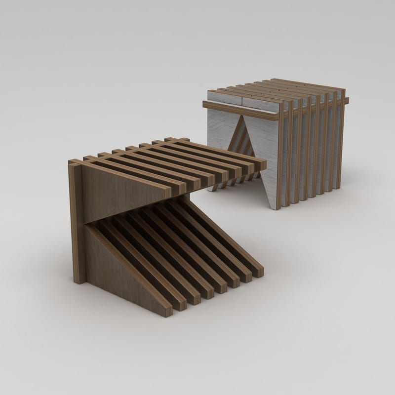 Matira Pall 51 cm - Naturträ - Möbler - Vardagsrum - Stolar & sittmöbler - Pallar