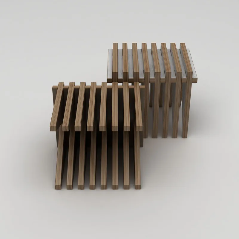 Matira Pall 51 cm - Naturträ - Möbler - Vardagsrum - Stolar & sittmöbler - Pallar