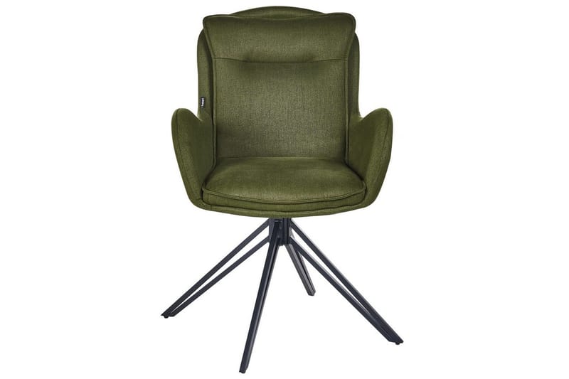 Matsalsstol Avelar set om 2 Mörkgrön-Svart - Mörkgrön-Svart - Möbler - Vardagsrum - Stolar & sittmöbler - Karmstolar