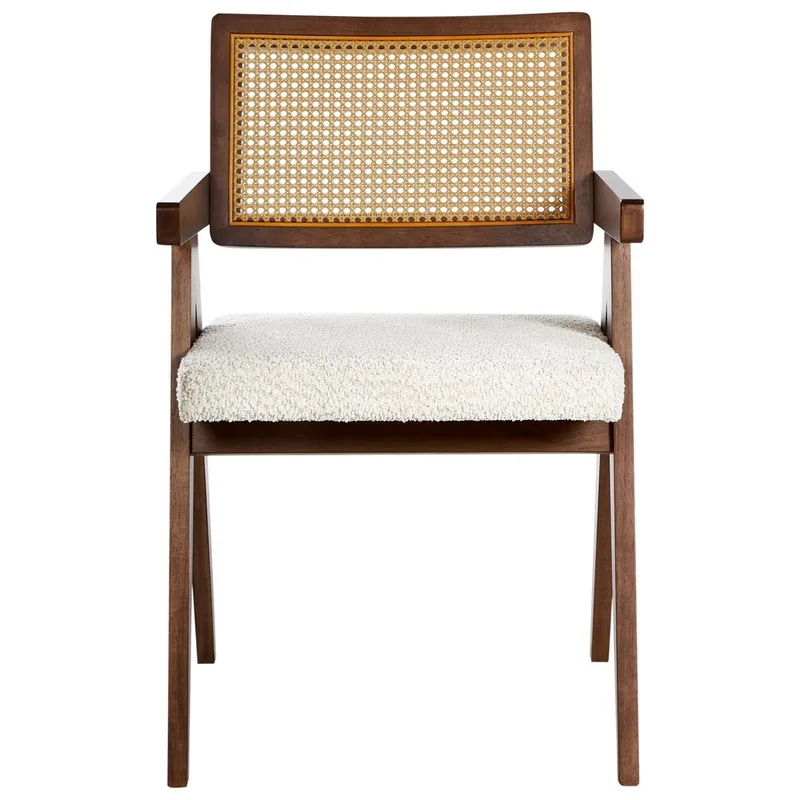 Matstol Ava 2-pack - Mörkbrun, Beige - Möbler - Vardagsrum - Stolar & sittmöbler - Karmstolar