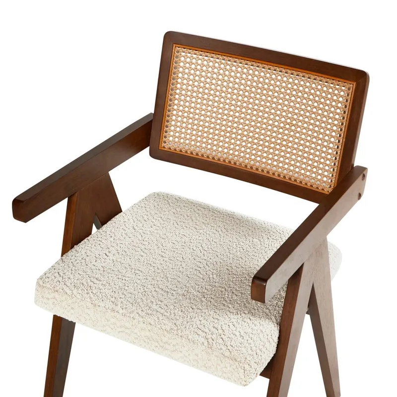 Matstol Ava 2-pack - Mörkbrun, Beige - Möbler - Vardagsrum - Stolar & sittmöbler - Karmstolar