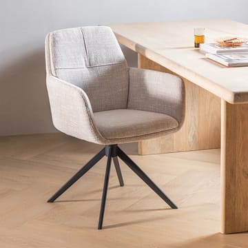 Matstol Grant med snurrfunktion - Natur Melange - Möbler - Vardagsrum - Stolar & sittmöbler - Karmstolar
