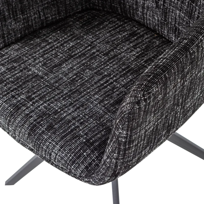 Matstol Grant med snurrfunktion - Svart - Möbler - Vardagsrum - Stolar & sittmöbler - Karmstolar