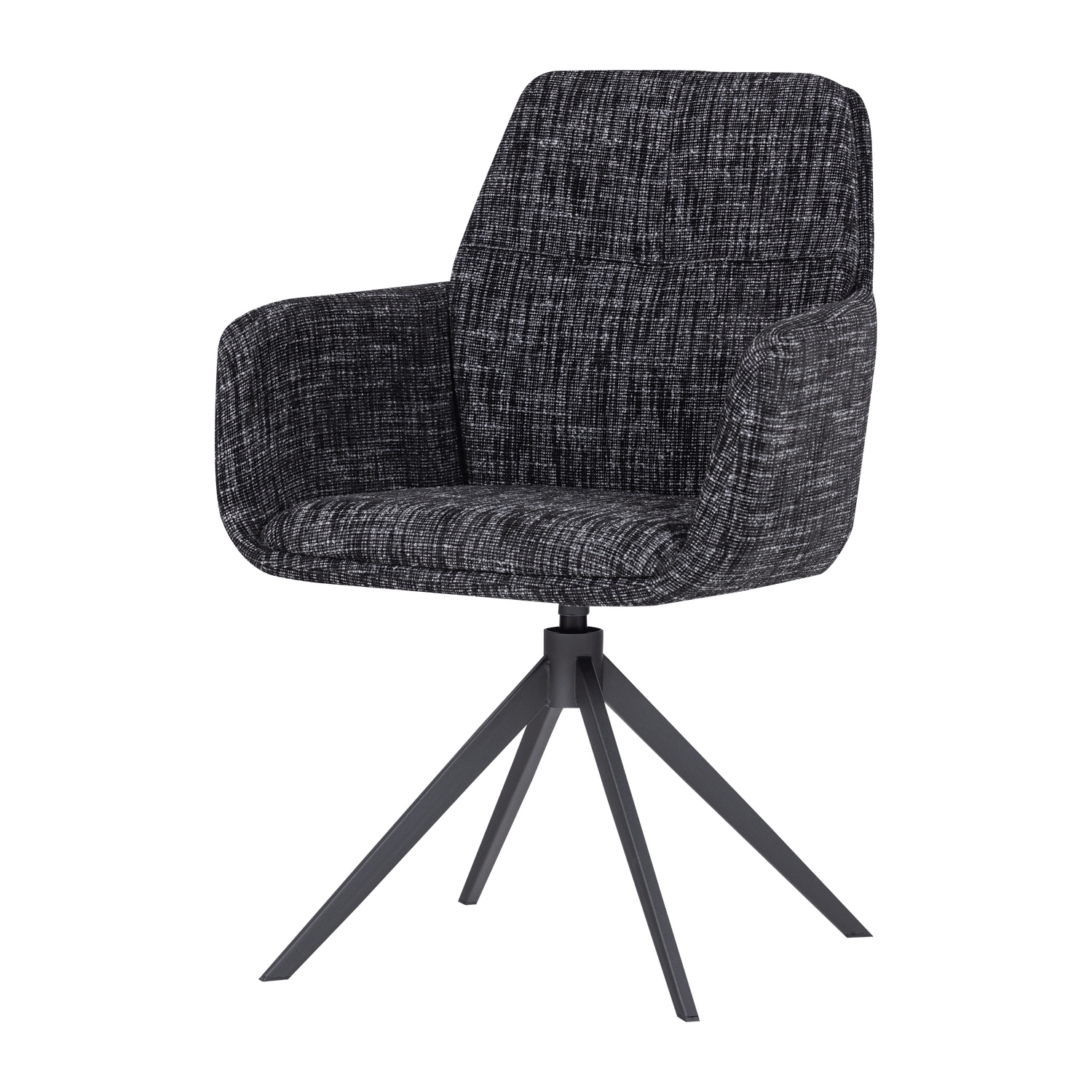 Matstol Grant med snurrfunktion - Svart