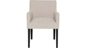 Matstol Hammar med Armstöd i Bouclétyg - beige - Möbler - Vardagsrum - Stolar & sittmöbler - Karmstolar