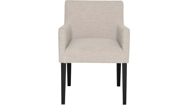 Matstol Hammar med Armstöd i Bouclétyg - beige - Möbler - Vardagsrum - Stolar & sittmöbler - Karmstolar