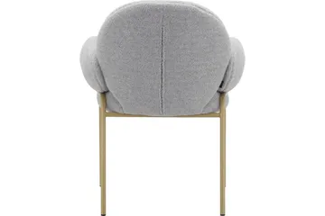 Matstol Iwama Set om 2 Ljusgrå Teddy - Ljusgrå Teddy - Möbler - Vardagsrum - Stolar & sittmöbler - Karmstolar