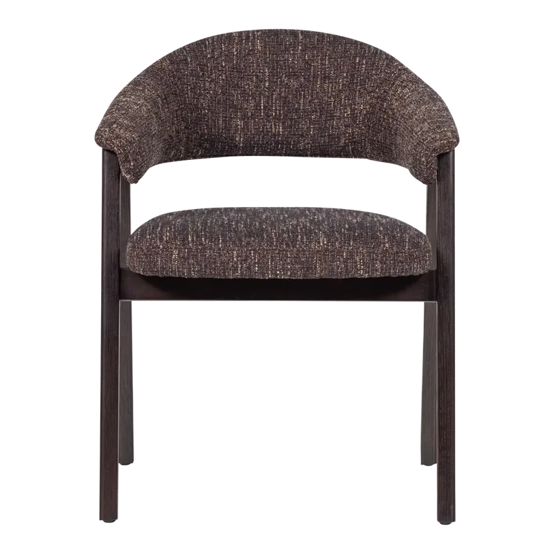 Matstol med Armstöd Tunar - Mörkbrun - Möbler - Vardagsrum - Stolar & sittmöbler - Karmstolar