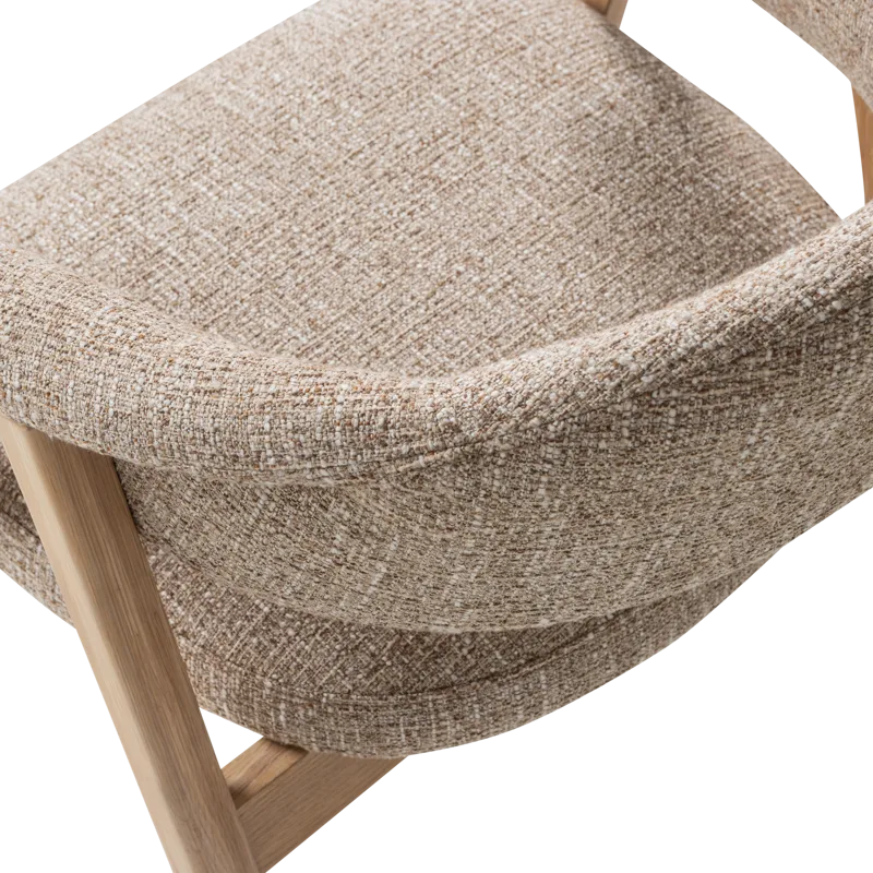 Matstol med Armstöd Tunar - Natur Melange - Möbler - Vardagsrum - Stolar & sittmöbler - Karmstolar