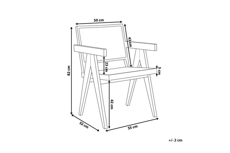 Matstol Westbrook - Naturligt, ljust trä - Möbler - Vardagsrum - Stolar & sittmöbler - Karmstolar