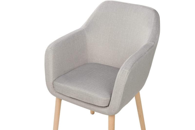 Matstol Yorkville ll - Beige, ljust trä - Möbler - Vardagsrum - Stolar & sittmöbler - Karmstolar